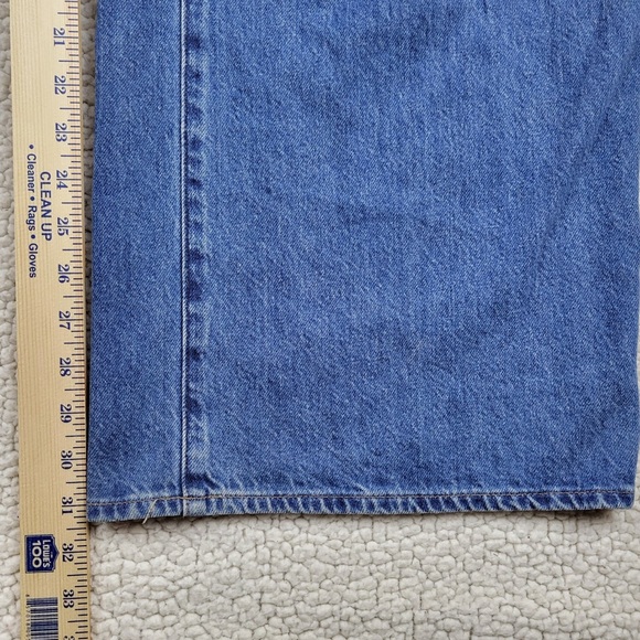 Madewell Superwide Leg Jeans Womens Size 31 Blue High Rise Wide Leg Denim Pants - Picture 6 of 13